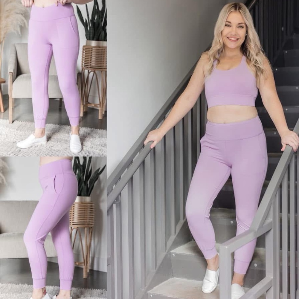 Lavender joggers